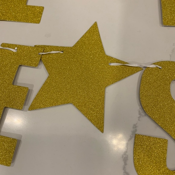 Twinkle Twinkle Little Star baby shower/birthday cake topper & banner - Picture 6 of 6